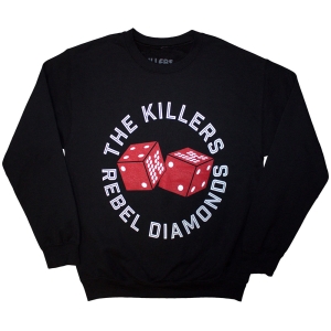 The Killers - Tour 24 Rebel Diamonds Dice Uni Bl Sweatshirt in der Gruppe MERCHANDISE / Kapuzenpullover / Pop-Rock bei Bengans Skivbutik AB (5581561r)