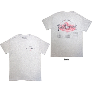 The Killers - Tour 24 Roulette Wheel Uni Grey T-Shirt in der Gruppe MERCHANDISE / T-shirt / Pop-Rock bei Bengans Skivbutik AB (5581563r)