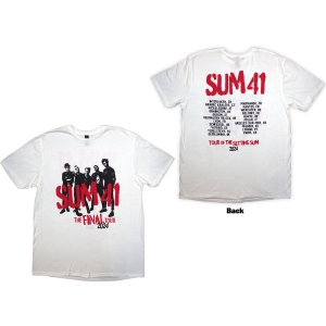 Sum 41 - Tour 24 Spray Paint Uni Wht T-Shirt in der Gruppe MERCHANDISE / T-shirt / Punk bei Bengans Skivbutik AB (5581584r)