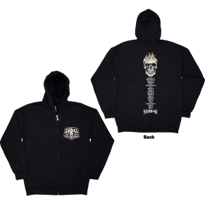 Sum 41 - Tour 24 Pocket Logo & Skull Back Uni Bl Zip Hoodie in der Gruppe MERCHANDISE / Kapuzenpullover / Punk bei Bengans Skivbutik AB (5581585r)