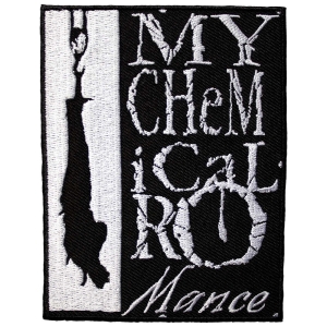 My Chemical Romance - Hangman Woven Patch in der Gruppe MERCHANDISE / Merch / Pop-Rock bei Bengans Skivbutik AB (5581840)