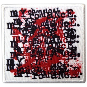 My Chemical Romance - Sweet Revenge Logo Repeat Printed Patch in der Gruppe MERCHANDISE / Merch / Pop-Rock bei Bengans Skivbutik AB (5581842)