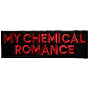 My Chemical Romance - Text Logo Woven Patch in der Gruppe MERCHANDISE / Merch / Pop-Rock bei Bengans Skivbutik AB (5581850)