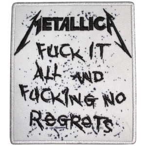 Metallica - No Regrets Woven Patch in der Gruppe MERCHANDISE / Merch / Hårdrock bei Bengans Skivbutik AB (5581855)