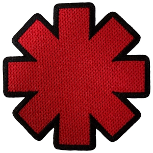 Red Hot Chili Peppers - Asterisk Cut-Out Woven Patch in der Gruppe MERCHANDISE / Merch / Pop-Rock bei Bengans Skivbutik AB (5581873)