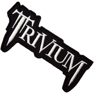 Trivium - Classic Logo Woven Patch in der Gruppe MERCHANDISE / Merch / Hårdrock bei Bengans Skivbutik AB (5581881)