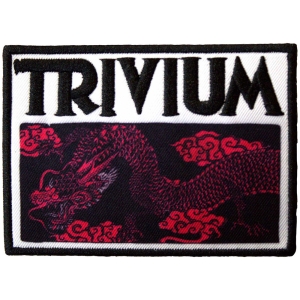 Trivium - Deadmen & Dragons Silhouette Printed Patch in der Gruppe MERCHANDISE / Merch / Hårdrock bei Bengans Skivbutik AB (5581882)