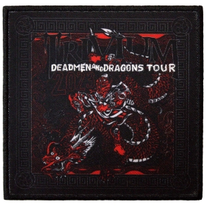 Trivium - Deadmen & Dragons Tour 23 Printed Patch in der Gruppe MERCHANDISE / Merch / Hårdrock bei Bengans Skivbutik AB (5581883)
