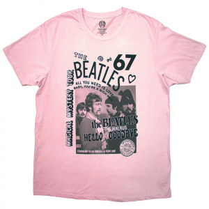 Beatles - 1967 Uni Pink T-Shirt in der Gruppe Övrigt /  bei Bengans Skivbutik AB (5581961r)