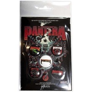 Pantera - Stay Away From Me Button Badge 5-Pack   in der Gruppe MERCHANDISE / Merch / Hårdrock bei Bengans Skivbutik AB (5581973)