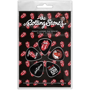 The Rolling Stones - Tongue Button Badge 5-Pack in der Gruppe MERCHANDISE / Merch / Pop-Rock bei Bengans Skivbutik AB (5581975)