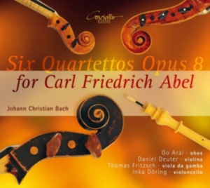 Bach J C - 6 Quartettos Op. 8 For Carl Friedri in der Gruppe CD / Klassiskt bei Bengans Skivbutik AB (5582496)