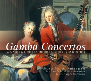 Thomas Fritzsch - Gamba Concertos in der Gruppe CD / Klassiskt bei Bengans Skivbutik AB (5582502)