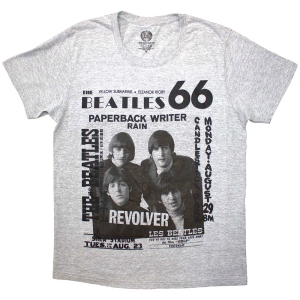 Beatles - 1966 Uni Grey T-Shirt in der Gruppe MERCHANDISE / T-shirt / Pop-Rock bei Bengans Skivbutik AB (5583012r)