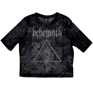 Behemoth - Furor Divinus Lady Bl Mesh Crop Top in der Gruppe MERCHANDISE / T-shirt / Hårdrock bei Bengans Skivbutik AB (5583017r)