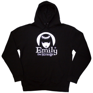 Emily The Strange - Halo Logo Uni Bl Hoodie in der Gruppe MERCHANDISE / Kapuzenpullover / TV-serie bei Bengans Skivbutik AB (5583022r)