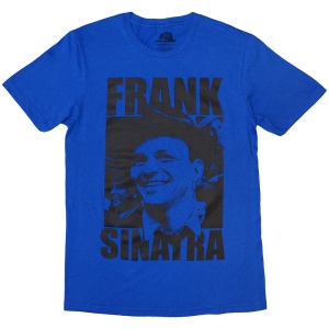 Frank Sinatra - Montage Photos Uni Blue T-Shirt in der Gruppe MERCHANDISE / T-shirt / Jazz bei Bengans Skivbutik AB (5583024r)