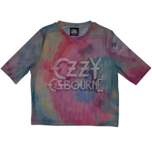 Ozzy Osbourne - Logo Lady Lht Blue Mesh Crop Top in der Gruppe MERCHANDISE / T-shirt / Hårdrock bei Bengans Skivbutik AB (5583048r)