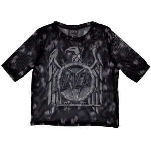 Slayer - Mono Eagle Lady Bl Mesh Crop Top in der Gruppe MERCHANDISE / T-shirt / Hårdrock bei Bengans Skivbutik AB (5583050r)