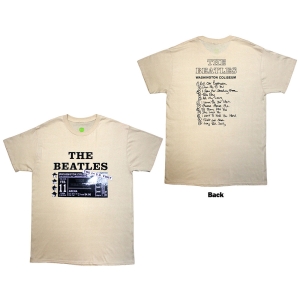 Beatles - Washington 64 Promo & Setlist Uni Sand T-Shirt in der Gruppe MERCHANDISE / T-shirt / Pop-Rock bei Bengans Skivbutik AB (5583332r)