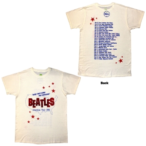 Beatles - American Tour 64 Uni Natrl T-Shirt in der Gruppe MERCHANDISE / T-shirt / Pop-Rock bei Bengans Skivbutik AB (5583334r)