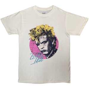 Billy Idol - Circle Illustration Uni Natrl T-Shirt in der Gruppe MERCHANDISE / T-shirt / Pop-Rock bei Bengans Skivbutik AB (5583345r)