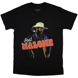 Post Malone - Cowboy Uni Bl T-Shirt in der Gruppe MERCHANDISE / T-shirt / RnB-Soul bei Bengans Skivbutik AB (5583349r)