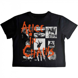 Alice In Chains - Albums Montage Lady Bl Crop Top in der Gruppe Övrigt /  bei Bengans Skivbutik AB (5583527r)