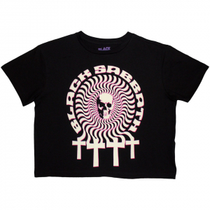 Black Sabbath - Hypnotic Skull Lady Bl Crop Top in der Gruppe Övrigt /  bei Bengans Skivbutik AB (5583535r)