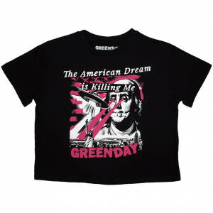 Green Day - American Dream Lady Bl Crop Top in der Gruppe Övrigt /  bei Bengans Skivbutik AB (5583539r)