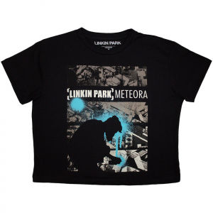 Linkin Park - Meteora Drip Collage Lady Bl Crop Top in der Gruppe Övrigt /  bei Bengans Skivbutik AB (5583543r)