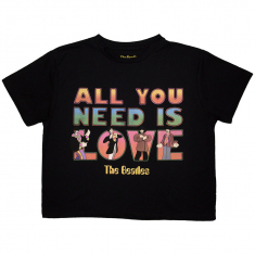 Beatles - Yellow Submarine Aynil Stacked Lady Bl Crop Top in der Gruppe Övrigt /  bei Bengans Skivbutik AB (5583548r)