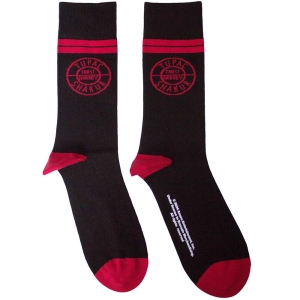 Tupac - Circle Logo Uni Bl Socks in der Gruppe MERCHANDISE / Merch / Hip Hop-Rap bei Bengans Skivbutik AB (5583628)