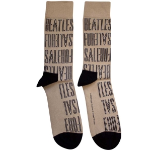 Beatles - For Sale Text Outlines Repeat Uni Sand Socks in der Gruppe MERCHANDISE / Merch / Pop-Rock bei Bengans Skivbutik AB (5583633)