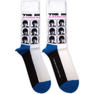 Beatles - A Hard Day's Night Album Uni Wht Socks in der Gruppe MERCHANDISE / Merch / Pop-Rock bei Bengans Skivbutik AB (5583637)