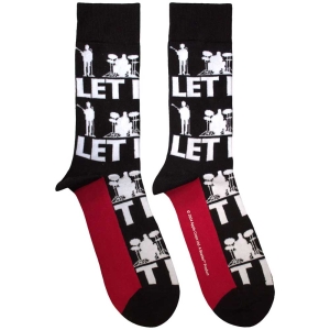 Beatles - Let It Be Silhouettes Repeat Uni Bl Socks in der Gruppe MERCHANDISE / Merch / Pop-Rock bei Bengans Skivbutik AB (5583638)