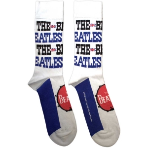 Beatles - Budokan Poster & Drum Logo Uni Wht Socks in der Gruppe MERCHANDISE / Merch / Pop-Rock bei Bengans Skivbutik AB (5583651)