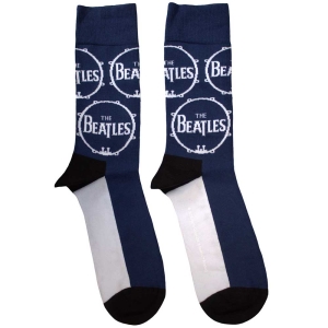 Beatles - Drum Logo Repeat Uni Navy Socks in der Gruppe MERCHANDISE / Merch / Pop-Rock bei Bengans Skivbutik AB (5583655)