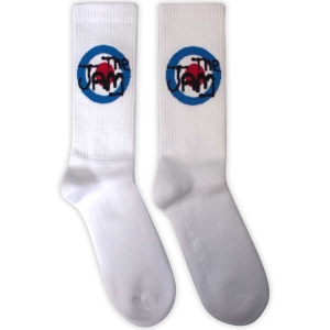 The Jam - Target Logo Uni Wht Socks in der Gruppe MERCHANDISE / Merch / Pop-Rock bei Bengans Skivbutik AB (5583674)
