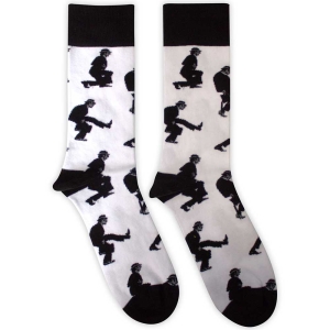 Monty Python - Silly Walks Uni Wht Socks in der Gruppe MERCHANDISE / Merch / Film-Musikal bei Bengans Skivbutik AB (5583681)
