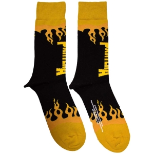 Pantera - Flame Uni Bl Socks in der Gruppe MERCHANDISE / Merch / Hårdrock bei Bengans Skivbutik AB (5583682)