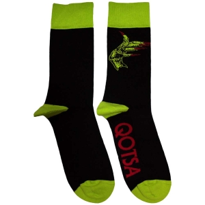 Queens Of The Stone Age - Green Hands Uni Bl Socks in der Gruppe MERCHANDISE / Merch / Hårdrock bei Bengans Skivbutik AB (5583684)