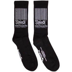 Slipknot - Barcode & Tribal S Uni Bl Socks in der Gruppe MERCHANDISE / Merch / Hårdrock bei Bengans Skivbutik AB (5583686)
