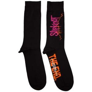 Slipknot - Tesf Uni Bl Socks in der Gruppe MERCHANDISE / Merch / Hårdrock bei Bengans Skivbutik AB (5583687)