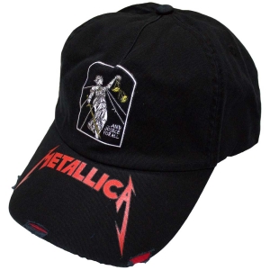Metallica - And Justice For All Tombstone Bl Baseball Cap in der Gruppe MERCHANDISE / Merch / Hårdrock bei Bengans Skivbutik AB (5583709)