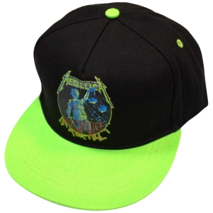 Metallica - And Justice For All Bl/Green Snapback Cap in der Gruppe MERCHANDISE / Merch / Hårdrock bei Bengans Skivbutik AB (5583713)