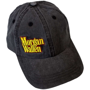 Morgan Wallen - Stacked Logo Side Char Baseball Cap in der Gruppe MERCHANDISE / Merch / Country bei Bengans Skivbutik AB (5583714)