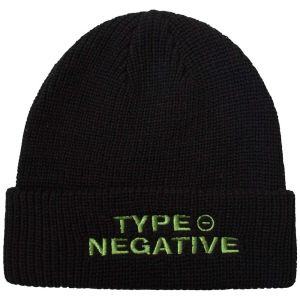 Type O Negative - Text Logo Bl Beanie Hat in der Gruppe MERCHANDISE / Merch / Hårdrock bei Bengans Skivbutik AB (5583718)