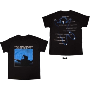 Billie Eilish - Hit Me Hard And Soft Tracklist Uni Bl T-Shirt in der Gruppe MERCHANDISE / T-shirt / Pop-Rock bei Bengans Skivbutik AB (5583720r)