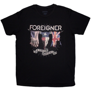 Foreigner - Texas Farewell Uni Bl T-Shirt in der Gruppe MERCHANDISE / T-shirt / Pop-Rock bei Bengans Skivbutik AB (5583723r)